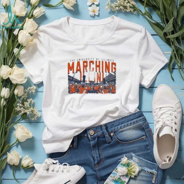 Illinois Fighting Illini The University Of Illinois Marching Illini T Shirts