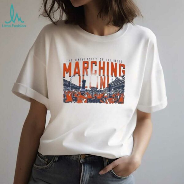 Illinois Fighting Illini The University Of Illinois Marching Illini T Shirts