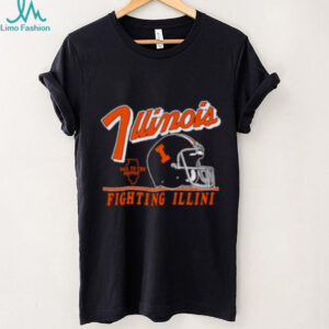 Illinois Fighting Illini Vintage Fly By Vintage Helmet shirt