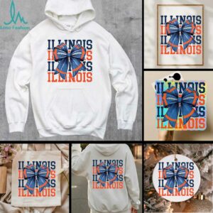 Illinois Football Coquette Bow Shirt