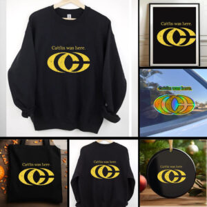 Indiana Fever Caitlin was here CC new logo shirt