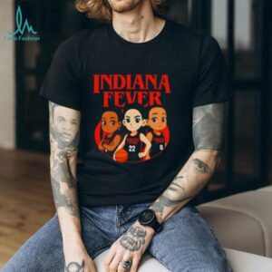 Indiana Fever stranger things WNBA cartoon shirt