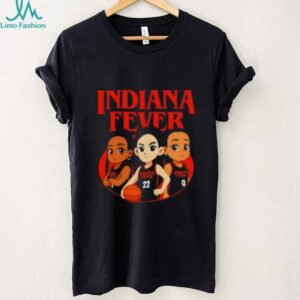 Indiana Fever stranger things WNBA cartoon shirt