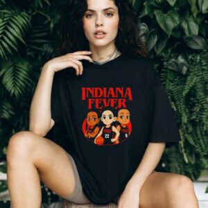 Indiana Fever stranger things WNBA cartoon shirt
