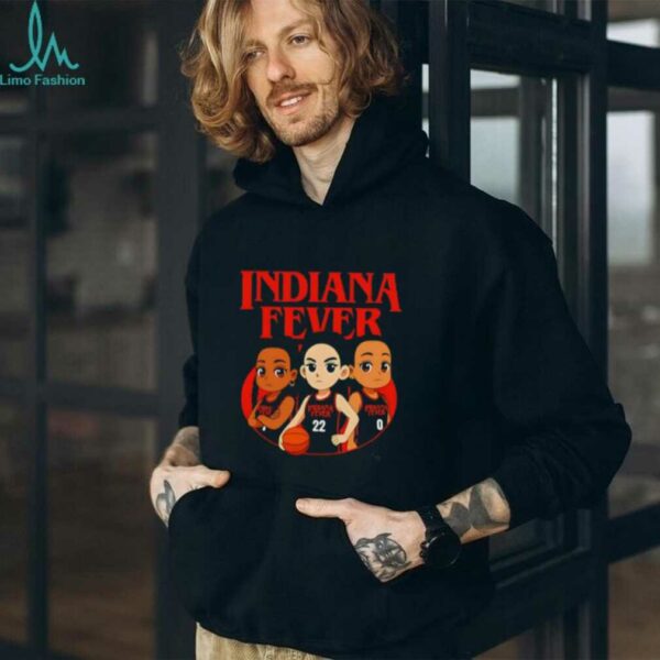 Indiana Fever stranger things WNBA cartoon shirt