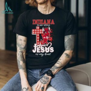 Indiana Hoosiers Jesus In My Heart 2025 T Shirt