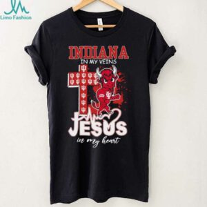 Indiana Hoosiers Jesus In My Heart 2025 T Shirt