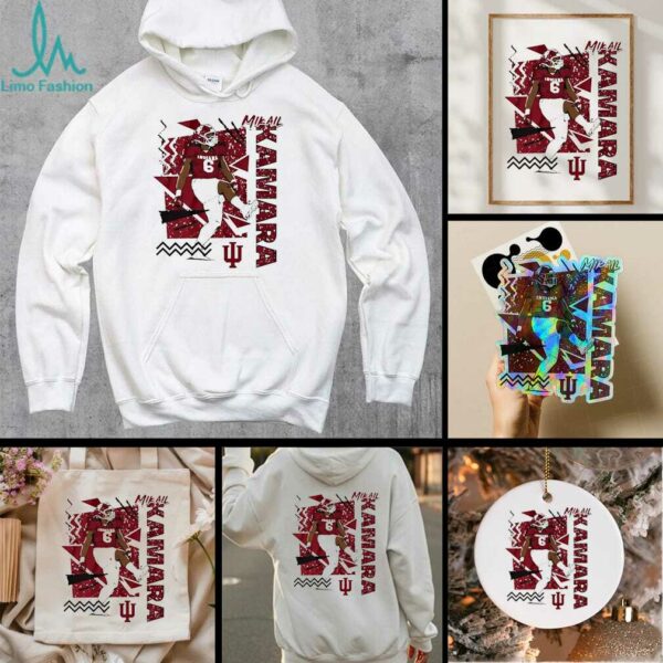 Indiana Hoosiers football Mikail Kamara 90s style shirt