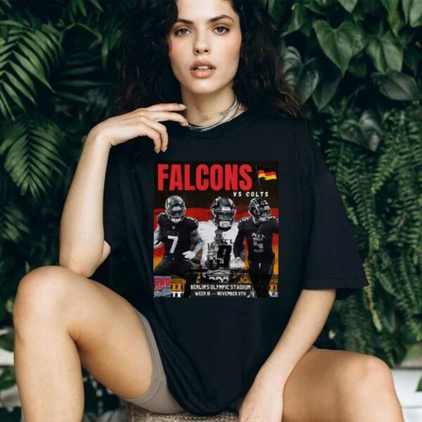 Indianapolis Colts Vs Atlanta Falcons 2025 NFL Berlin Game Shirt
