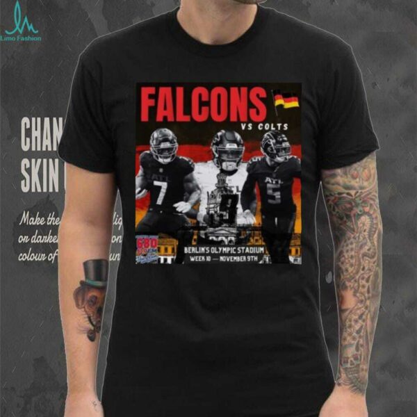 Indianapolis Colts Vs Atlanta Falcons 2025 NFL Berlin Game Shirt