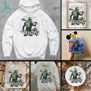 Official Philadelphia Eagles Philly Sleighs Santa 25 Christmas Shirt