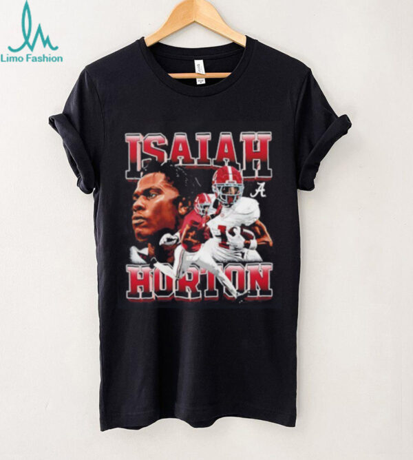 Isaiah Horton University of Alabama football graphic vintage shirt