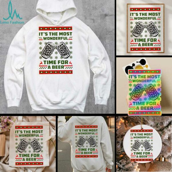 It’s the most wonderful time for a beer Christmas shirt