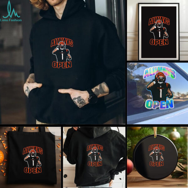 Ja’Marr Chase Always Open Cincinnati Bengals Vintage shirt