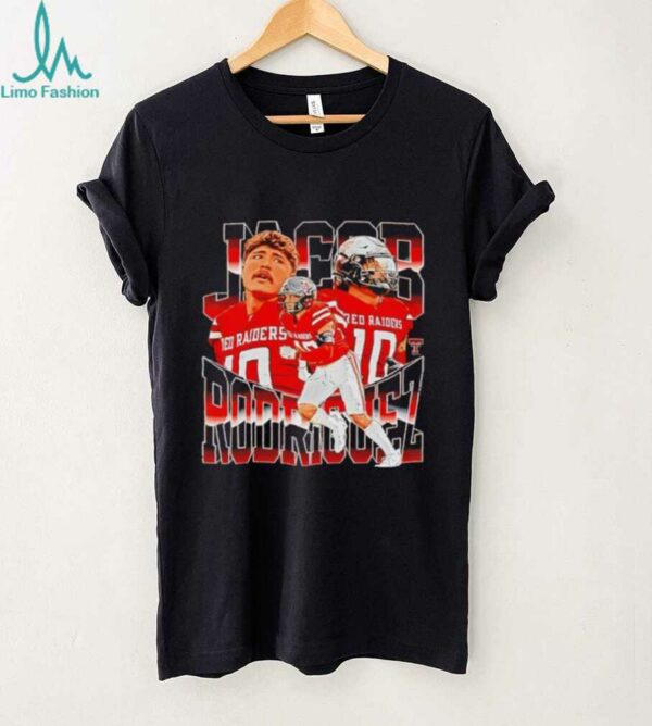 Jacob Rodriguez Texas Tech Red Raiders caricature shirt