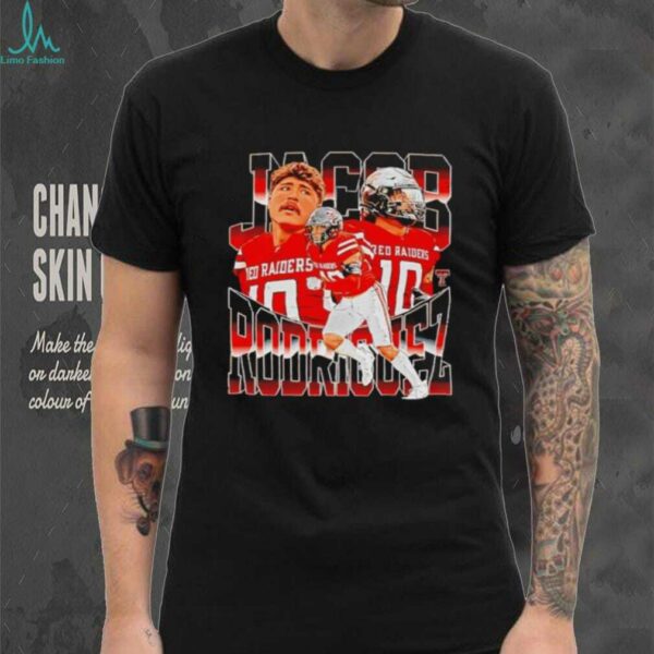 Jacob Rodriguez Texas Tech Red Raiders caricature shirt