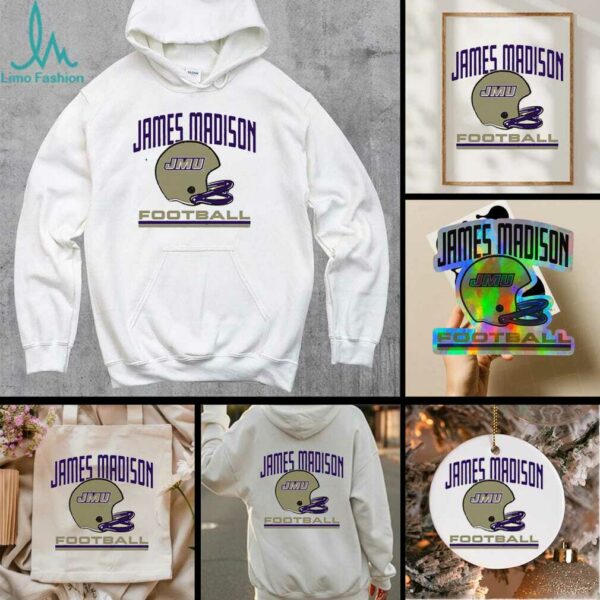 James Madison Dukes Football helmet 2025 shirt