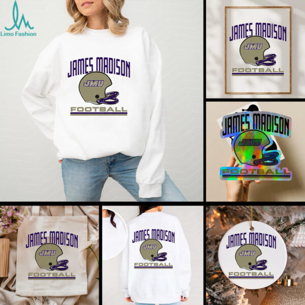 James Madison Dukes Football helmet 2025 shirt