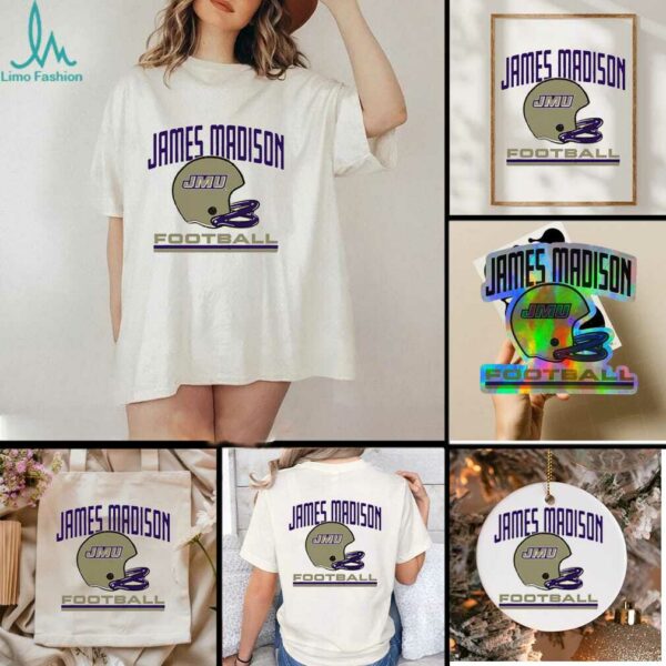 James Madison Dukes Football helmet 2025 shirt