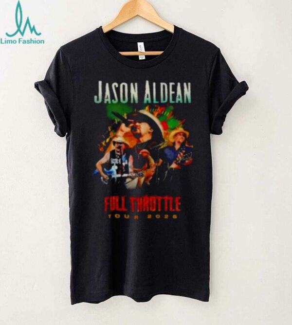 Jason Aldean Full Throttle Tour 2025 signature shirt