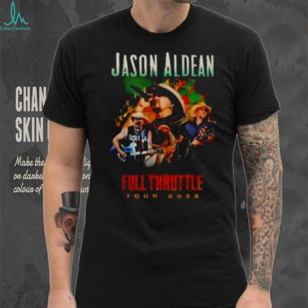 Jason Aldean Full Throttle Tour 2025 signature shirt