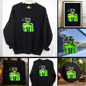 Jaxon Smith Njigba Seattle Seahawks signature shirt
