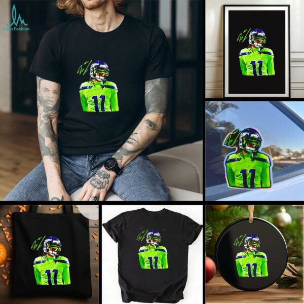 Jaxon Smith Njigba Seattle Seahawks signature shirt