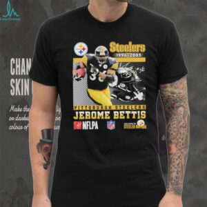 Jerome Bettis Pittsburgh Steelers 1996 2005 signature shirt