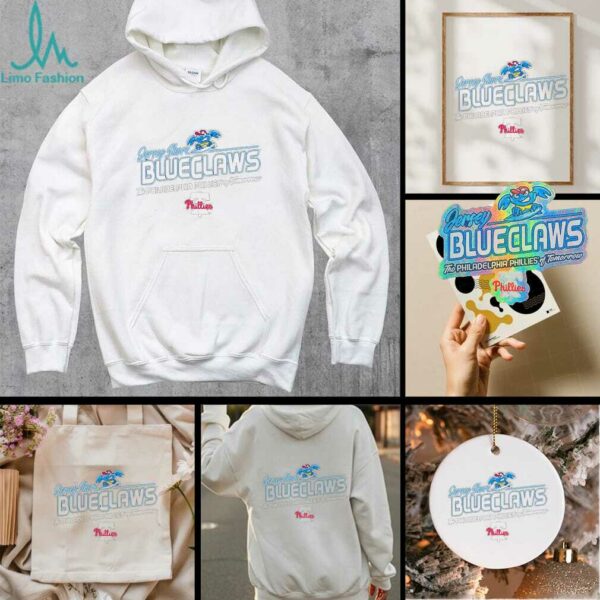 Jersey Shore BlueClaws the Philadelphia Phillies of tomorrow logo shirt