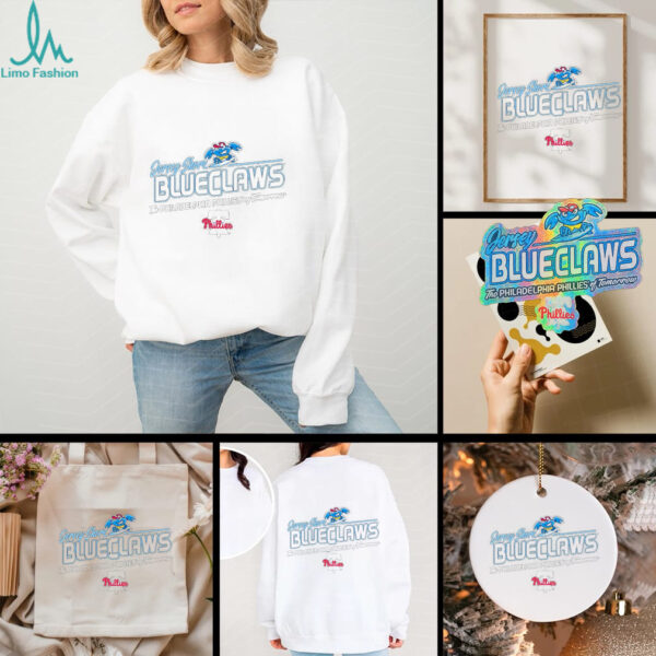 Jersey Shore BlueClaws the Philadelphia Phillies of tomorrow logo shirt