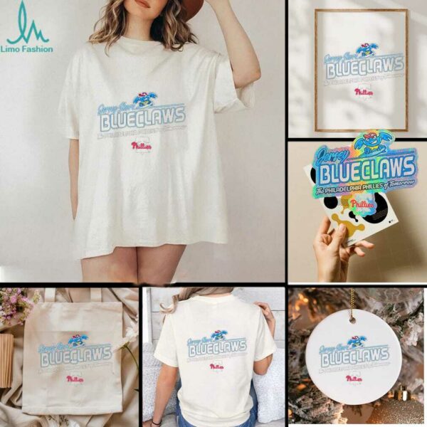 Jersey Shore BlueClaws the Philadelphia Phillies of tomorrow logo shirt
