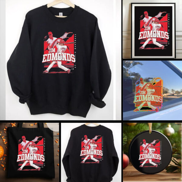 Jim Edmonds triple player St. Louis shirt