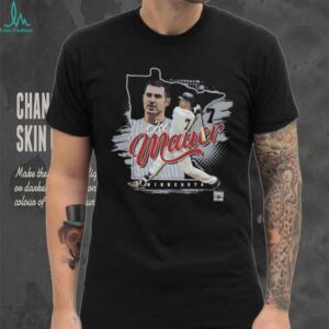 Joe Mauer 7 Minnesota State National Baseball Hall of Fame shirt