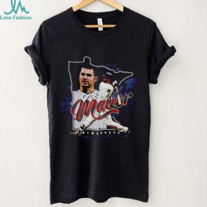 Joe Mauer silhouette Minnesota State shirt