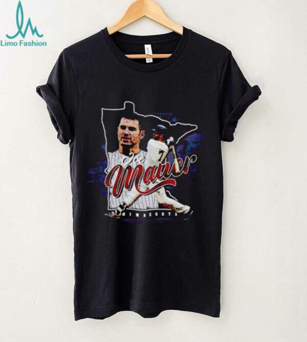 Joe Mauer silhouette Minnesota State shirt