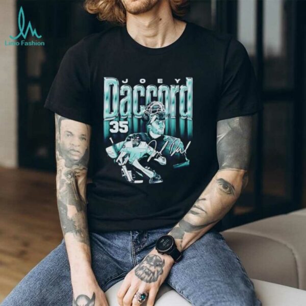 Joey Daccord 35 Seattle Kraken Hockey player autographed shirt
