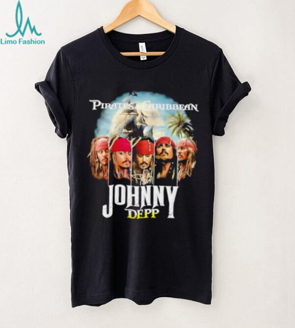 Johnny Depp Pirates Of The Caribbean 2025 Signature shirt