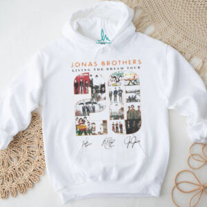 Jonas Brothers Albums 20th Anniversary Of Jonas Living The Dream Tour 2025 Shirt