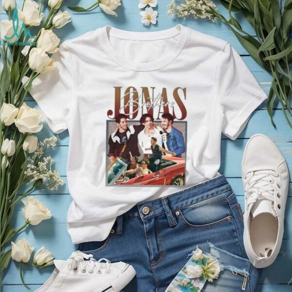 Jonas Brothers retro car band reunion shirt