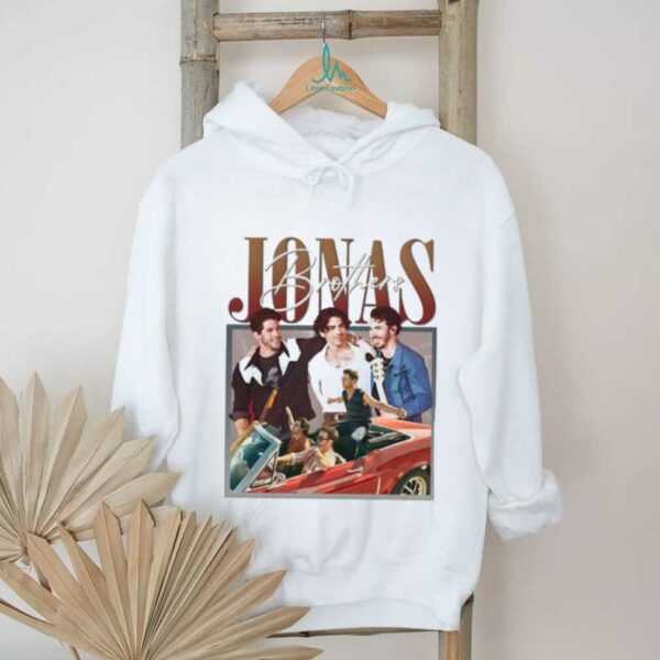 Jonas Brothers retro car band reunion shirt