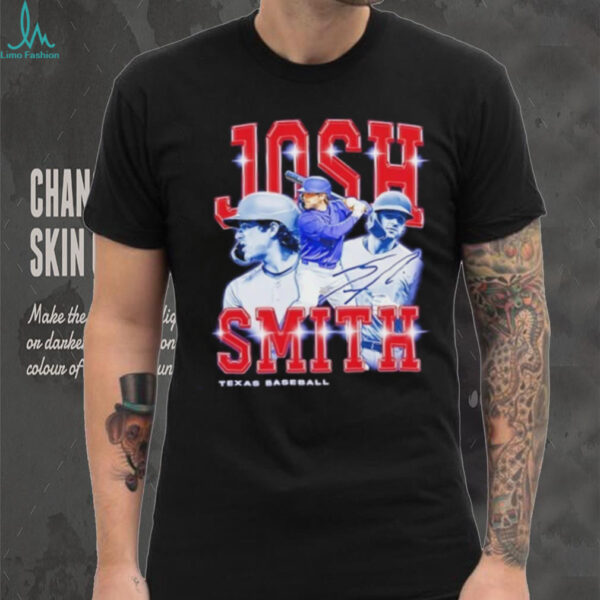 Josh Smith Texas Rangers flair signature shirt