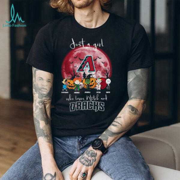 Just a Girl Who Loves Witches & DBACKS T Shirt