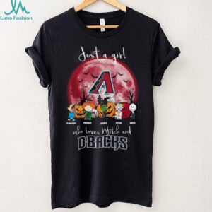 Just a Girl Who Loves Witches & DBACKS T Shirt
