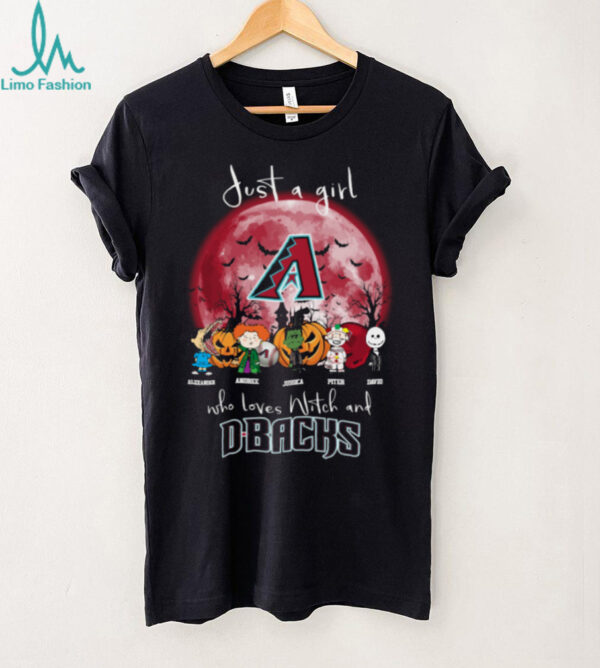 Just a Girl Who Loves Witches & DBACKS T Shirt