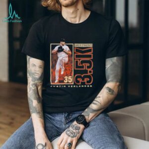 Justin Verlander San Francisco Giants 3,500 Career Strikeouts Shirt