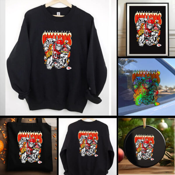 Kansas City Chiefs Rush X Skeleton Player shirt