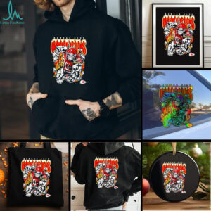 Kansas City Chiefs Rush X Skeleton Player shirt