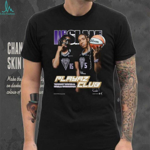 Kayla Thornton & Tiffany Hayes Golden State Valkyries SLAM Unisex Cover T Shirt