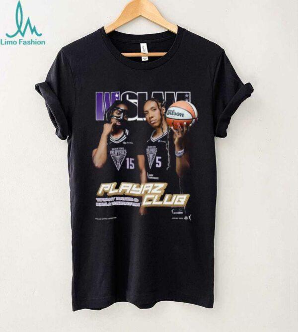 Kayla Thornton & Tiffany Hayes Golden State Valkyries SLAM Unisex Cover T Shirt