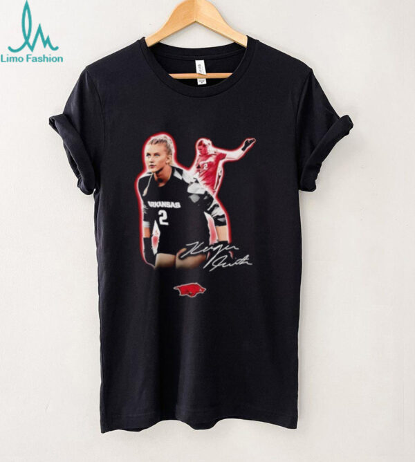Keegan Smith Arkansas Razorbacks signature vintage shirt